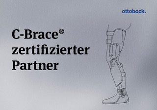 Zertifikat Ottobock Das Bild zeigt ein Zertifikat von der Firma Ottobock